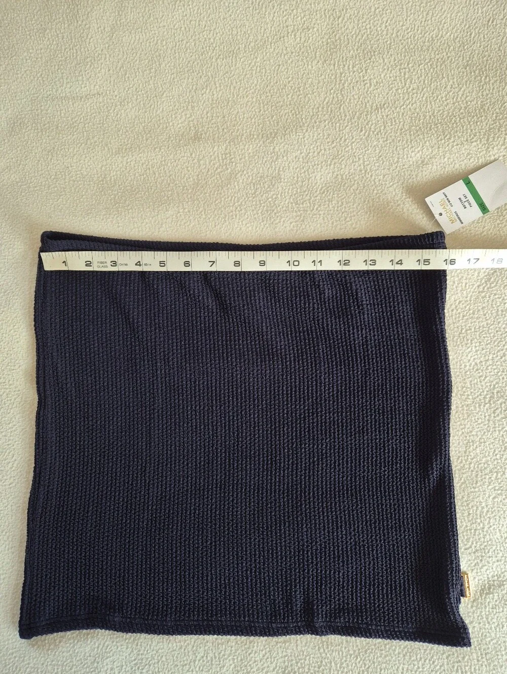 Michael Kors Navy Textured  Mini Skirt, size L (Bottom Piece from 2 -Piece Set)